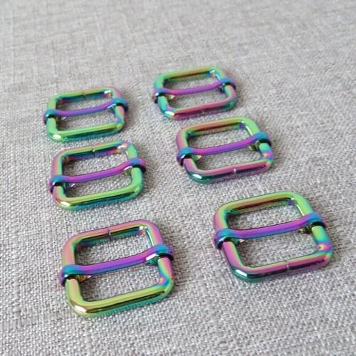 20Pcs 20mm Strong Metal Buckle Hardware Slider Adjuster Bag Handbag Dog Pet Collar Clasp Sewing DIY Accessory Good Quality