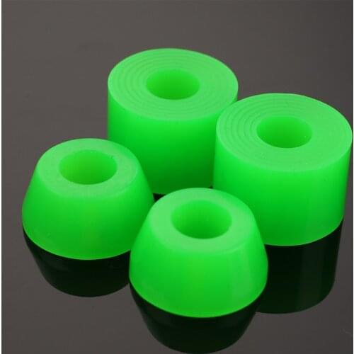 4pcs Skateboard PU Cushion Skateboard Shockproof Wheels Axle Bushings Scooter