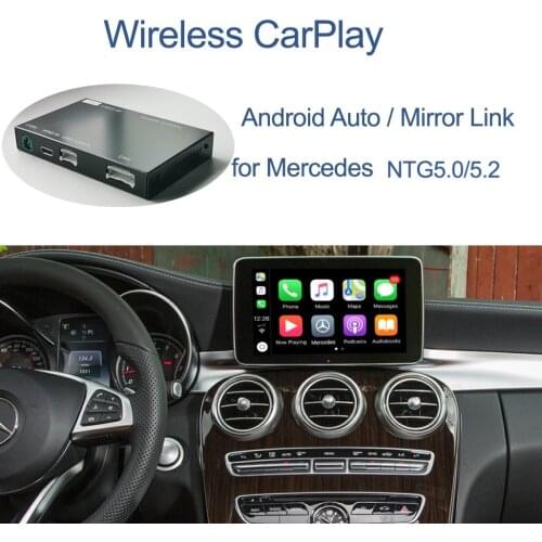Wireless CarPlay for Mercedes Benz C-Class W205 & GLC class 2015-2018, with Android Auto Mirror Link AirPlay Car Play Functions