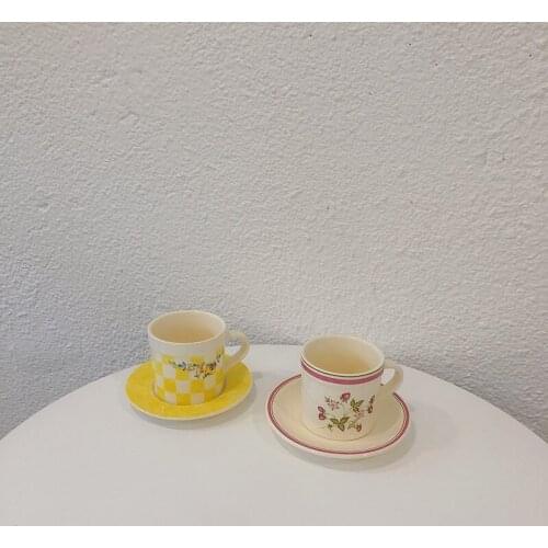 Cups Tazas Coffee Cups Raspberry Coffee Cup And Saucer Dessert Plate Breakfast Cup кружка الشاي الصواني чай Tazas D Café أكواب