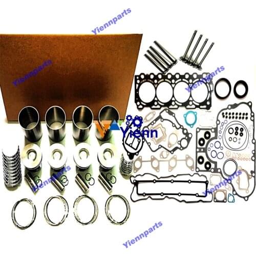 For Kubota V3307 Eninge Overhaul Rebuild Kit With Valve loader Tractor Excavator Diesel Engine Parts