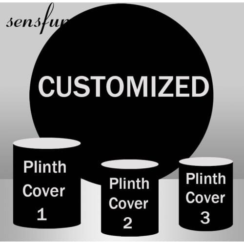 Photography Background Special Link For Custom Round Circle Backdrops Personalized Plinth Covers