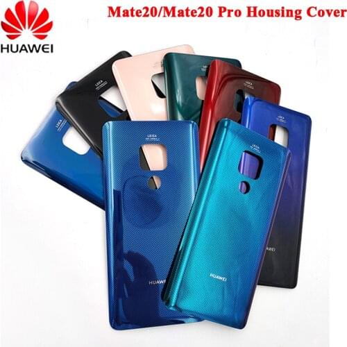 Huawei Mate 20/20 Pro Battery Housing Cover Rear Door Panel Mobile Phone Back Replacement For Mate 20 Pro With Adheisve Sticker