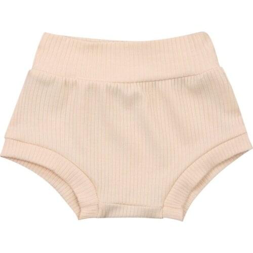 Summer Cotton Shorts For Boys Girls Fashion Kids Harem Baby Boys Knitted Shorts Pure Color Kids Casual Short Sports Clothes