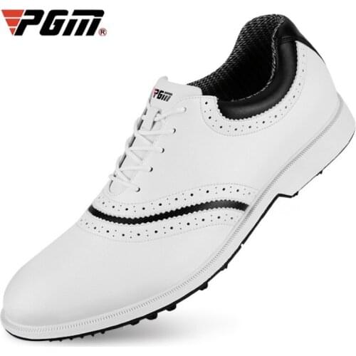PGM Golf Mens Shoes Waterproof Casual Sports Sneakers Lace-Up Shoelaces Breathable Non-Slip XZ133 Wholesale
