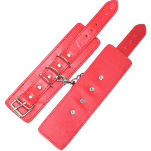 Adult articles leather sex appeal handcuffs foot cuffs couples alternative novelty sex toys