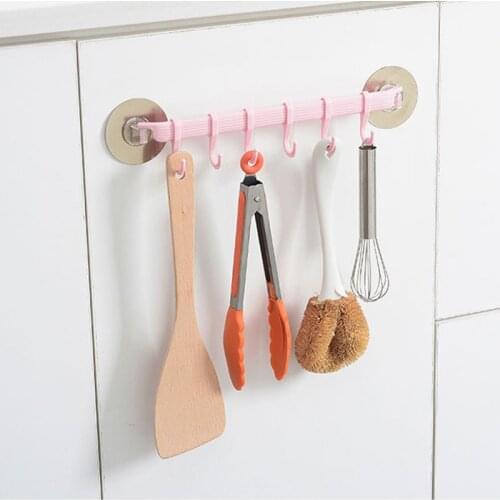 Wall mounted Bathroom Organizer hooks Towel Holder Key Hooks Kitchen accessories Cupboard Storage Rack Shelf Bathroom holder