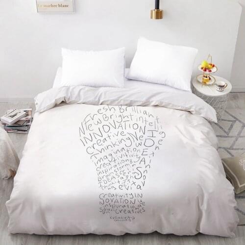 1 Pcs 3D Printed Geometric bulb Duvet Cover 240x220 King Size Printing NO Pillowcases And NO Sheets Home Textiles Comforter