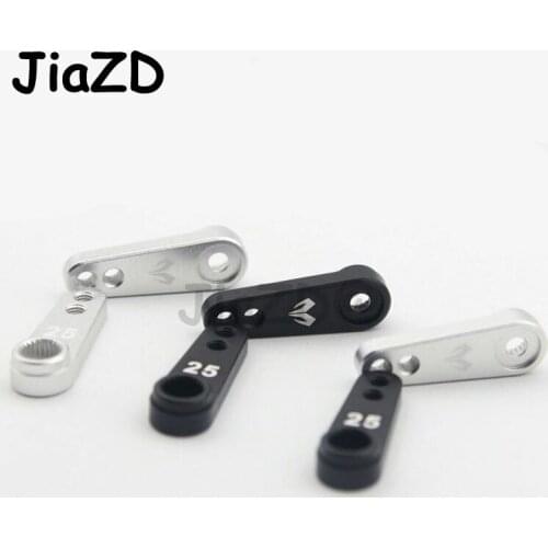 Red Mask RC 7075 Aluminium Alloy Servo Horn 25T Silver Black RC for Futaba Savox Xcore HL HSP HD Power scx10 RC Car Accessories