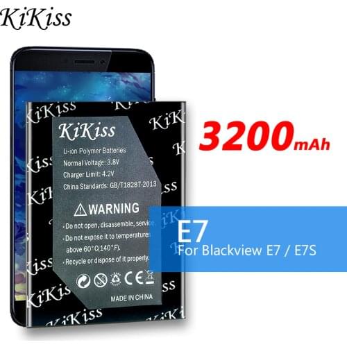 High Capacity 3200mAh Replacement E7 Cell Phone Battery for Blackview E7 / E7S E7 S Mobile Phone Batteries