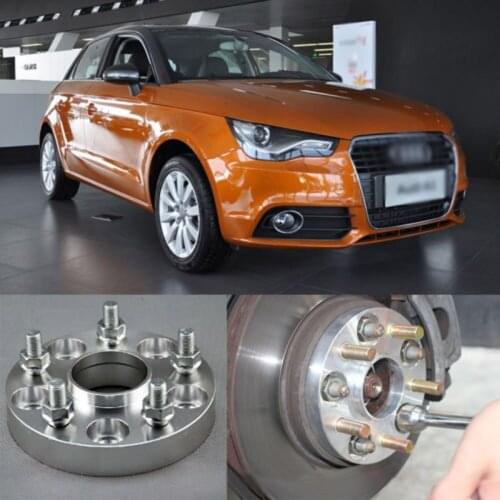 Teeze 4pcs New Billet 5 Lug 14*1.5 Studs Wheel Spacers Adapters For Audi A1 2011-2018