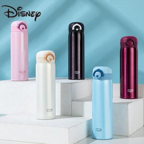 Disney Marvel Thermos Straight Jump Straight Drink Cup 316 stainless steel student Adult Car Business Cup hydro flask