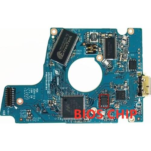 TOSHIBA MQ01UBD100, AB00/AX101U, HDKBD29AYA01 HDD PCB /BOARD NUMBER: G3448A