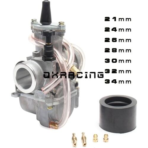 2T 4T Universal pwk Motorcycle Carburetor Carb 21 24 26 28 30 32 34mm With Power Jet For Racing Moto