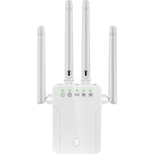 WiFi Repeater WiFi 1200M Dual Frequency Wireless Repeater AP Booster Signal Amplifier Extender For Home/Office