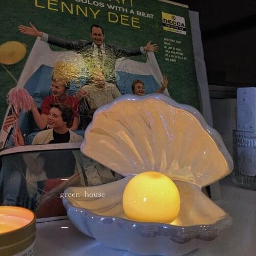 Pearl Shell Lamp Dream Atmosphere Small Night Lamp Rental House Renovation