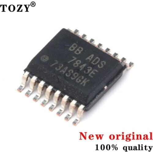 10pcs / lot new original Chip ads7843eg4 12 bit ADC serial port ssop-16