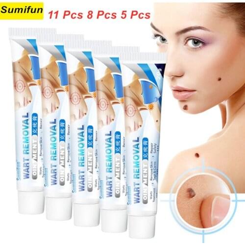 11 Pcs 8 Pcs 5 Pcs Gram Wart Cream Antibacterial Ointment Wart Treatment Mole Skin Dark Spot Callus On The Face Gram Wart Cream