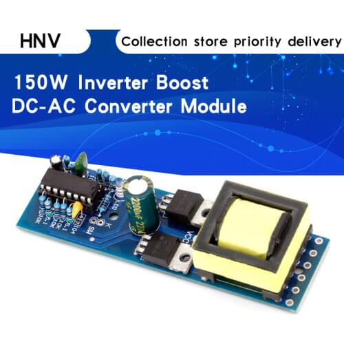 150W Inverter Boost Circuit Board High Voltage Boost Converter Module Transformer DC-AC 12V to 110V 220V DC-AC Power Converter