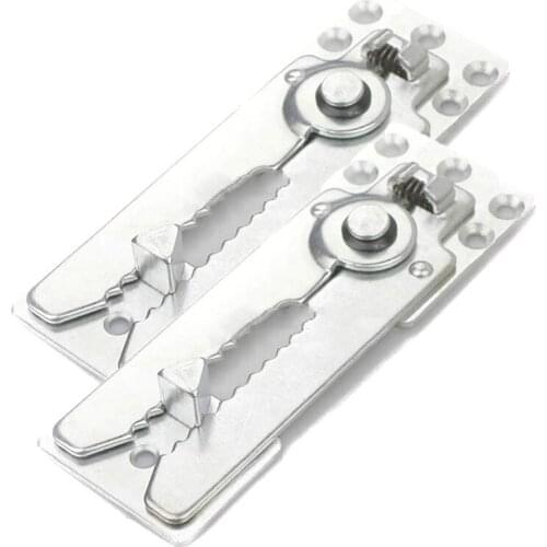 2 Packs of Sectional Sofa Connector, Metal Sectional Sofa Furniture Connector Couch Clamp Sectional Connectors for Sliding Sofa