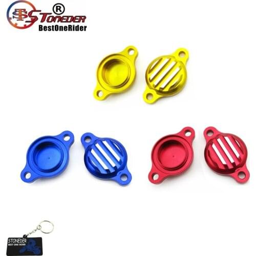 STONEDER CNC Aluminum Tappet Valve Covers Caps For Chinese Lifan 125cc 140cc Engine Pit Dirt Bike Motorcycle
