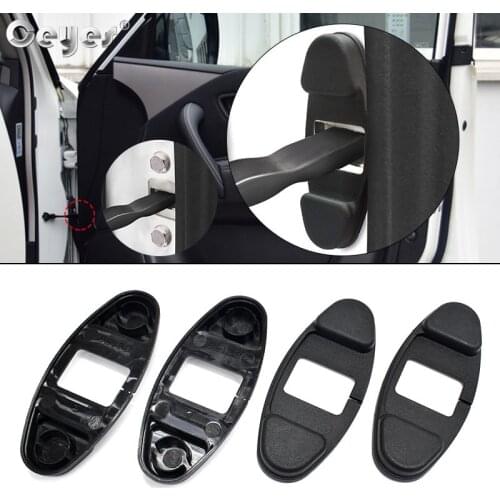 Ceyes Car Accessories Door Lock Stopper Limiting Cover For Nissan Qashqai X J10 J11 Trail Tiida Juke Auto Arm Buckle Car Styling