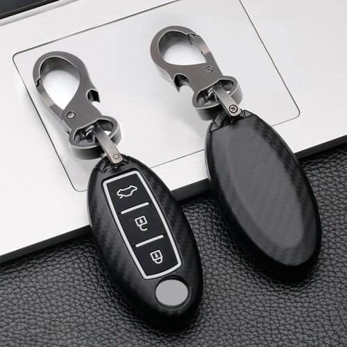 ABS + Silicone Shell Full Cover Car Key Case for Nissan Qashqai J10 J11 X-Trail T31 T32 Kicks Tiida Pathfinder Murano Note Juke