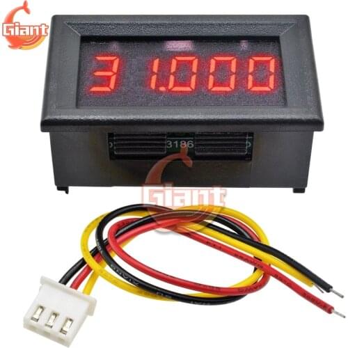 DC 0-33.000V Digital Voltmeter LED Display Voltage Meter 5 Digits 5 Bits Volt Tester Voltage Detector Voltage Indicator 5V 12V