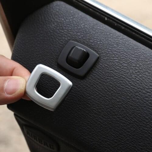 For BMW X3 E83 2003-10 Car modification ABS chrome Car Door Lock Door bolt Cover Stickers Interior modification Car Accessories