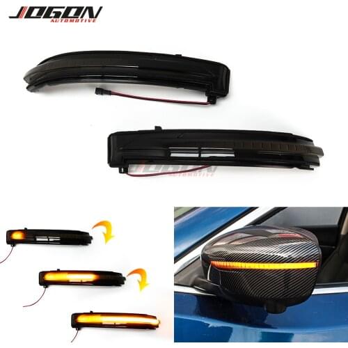 For Nissan X-Trail T32 Rogue Qashqai J11 Murano Navara Juke Pathfinder LED Side Mirror Dynamic Turn Signal Sequential Light
