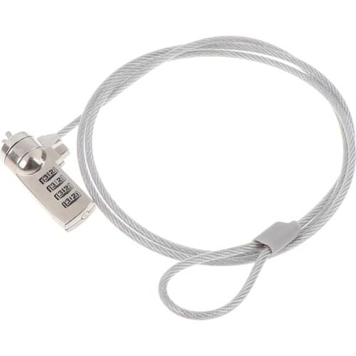 Hot 4 Digit Security Password Computer Lock Anti-theft Chain For Notebook PC Laptop Anti-theft Lock Combination Security Lock