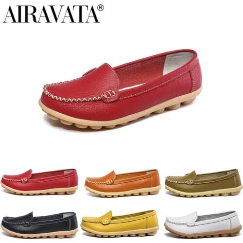 Airavata Woman Spring Autumn Sneakers Shoes Flat Walking Contracted and Handsome Fashion Contracted Casual Sports Breathable