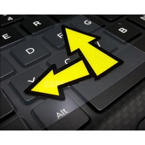 2pcs/lot sticker for motorcycle helmets motorbiker stickers arrow tip sticker decals speedway motocross ATV