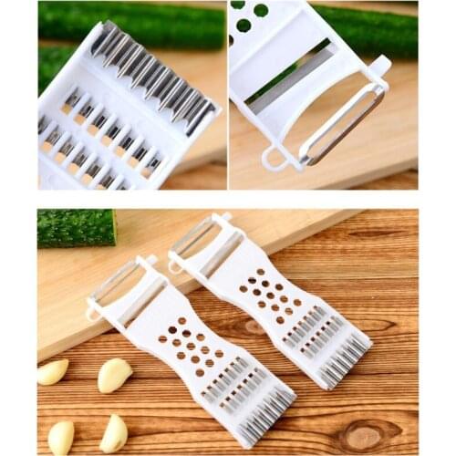 New 1 Pc Multi-function Grater Peeler Kitchen Vegetable Carrot Gadgets Fruit Paring Knife Double Head Kitchen Tools