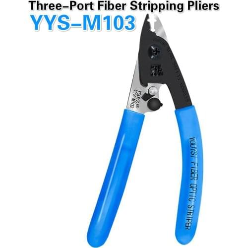 New high precision Miller pliers fiber stripping pliers Two-port three-port fiber stripping pliers YYS-M102 / YYS-M103