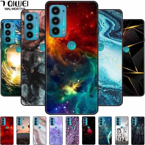 Painted Case For Moto Edge 20 Cover Soft Silicone Space Back Covers for Motorola Edge 20 Pro / Edge20 Fusion Lite Capa 20Lite