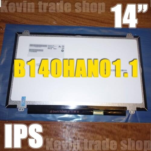 Original A+ B140HAN01.0 B140HAN01.1 B140HAN01.2 B140HTN01.3 B140HTN01.4 LED 1920*1080 IPS For lenovo u430p LCD Screen Display