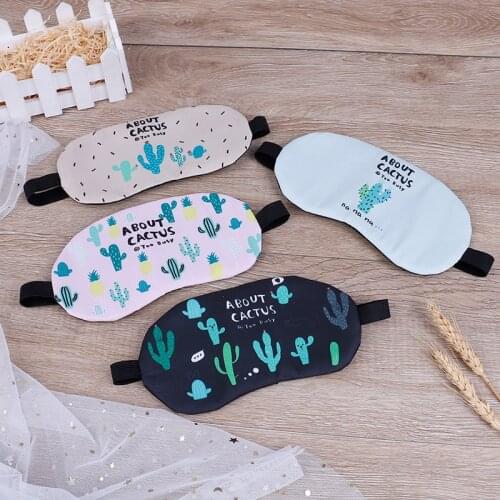 1pc Shade Cover Cute Sleeping Mask Comfort Rest Relax Blindfold Sleeping Aid Eye Patch Cartoon Animal Eyepatch Soft Padded Sleep