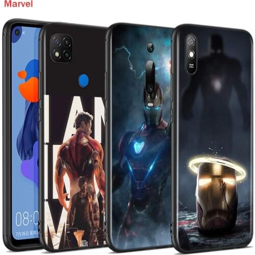 Silicone Cover Marvel Iron Man For Xiaomi Redmi 9T 9 9C 9A 9AT 9i 8 8A 7 6 Pro 7A 6A 5 5A 4X Plus Phone Case