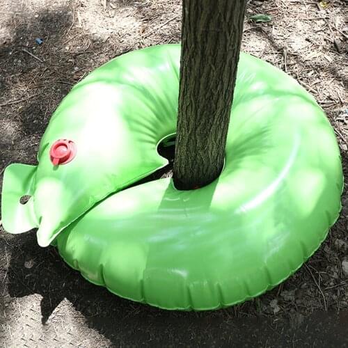 Garden Drop Irrigation Systern Durable Outdoor UV Resistant Slow-Release Watering Ring PVC Watering Bag for Trees Shrubs Plants