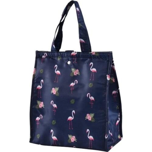 Fresh Insulation Lunch Bag Women Student Kid Thermal Insulated Oxford Picnic Food Cooler Box Tote Storage