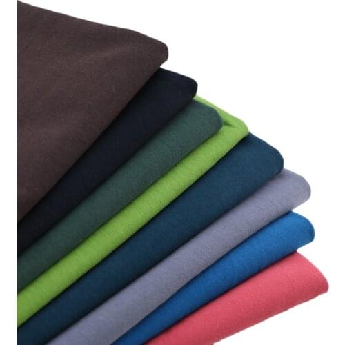 Width 180cm 71inch 100% Cotton Knitted T-shirt Fabric High Stretch Spring Summer