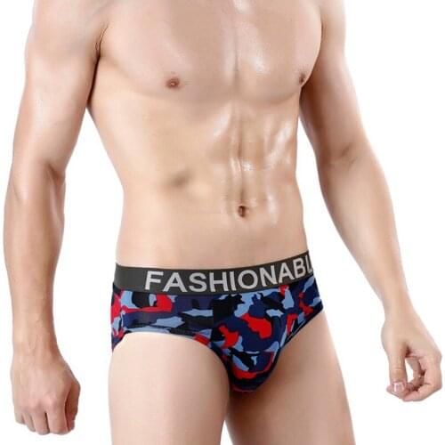 Underwear Boxer Cueca Male Panties Mens Sexy Shorts Mens Camouflage Soft Underpants Knickers Shorts Men Trunks Drop Shipping