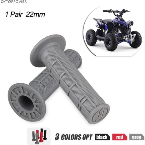 1 Pair 22mm Universal Hand Bar Grips For Yamaha RAPTOR YFM 50 80 90 125 200 225 230 250 300 350 400 550 600 660 700 ATV Quad