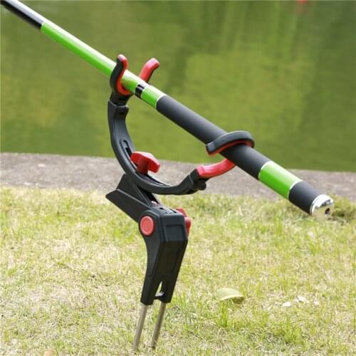 Universal Fishing Rod Racks 360 Degree Adjustable Fishing Pole Holder Universal Foldable Fishing Rods Fix Pole Rack Stand