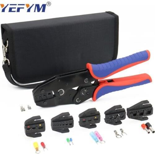 YEFYM YFX-04B Crimping Pliers Clamp Tools Cap/coaxial Cable Terminals Kit 230mm Mini Carbon Steel Multifunctional Electrical