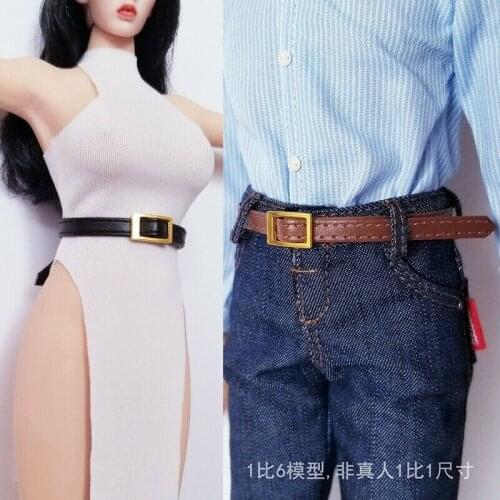 1/6 Scale Soldier Doll Belt Model for 12" female&male Action Figure Toys