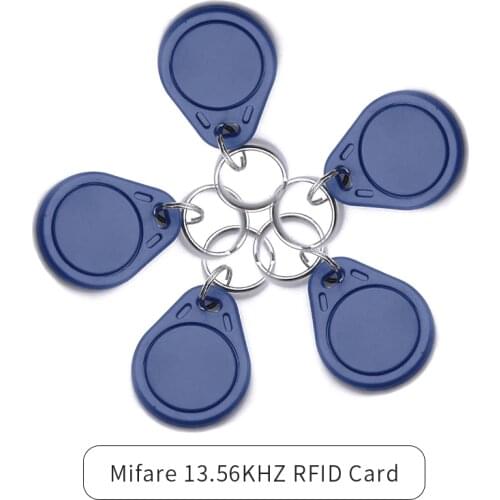 5 pieces Access Control 13.56Khz RFID Keychain Key Fob for locks