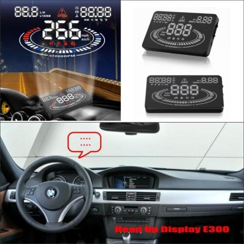 Car HUD Head Up Display For BMW X5 / X6 E53 E70- Safe Driving Screen Projector Refkecting Windshield
