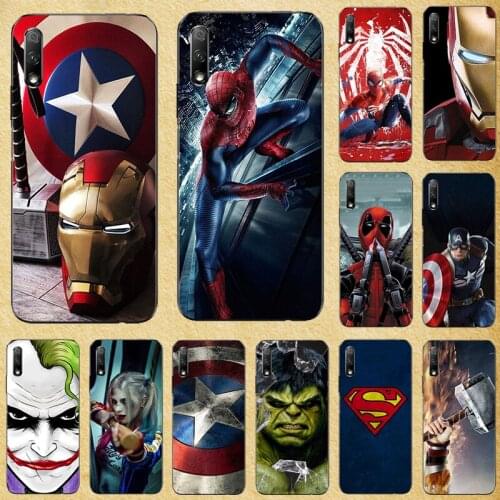 Super Hero Phone Case Cover For Huawei Honor 9X 9 X Pro Soft Silicone Back Cover For Huawei Honor 9X Premium STK-LX1 Bags Fundas